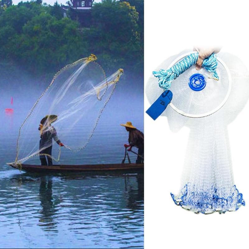 Large Fishing Cast Net  2.4M