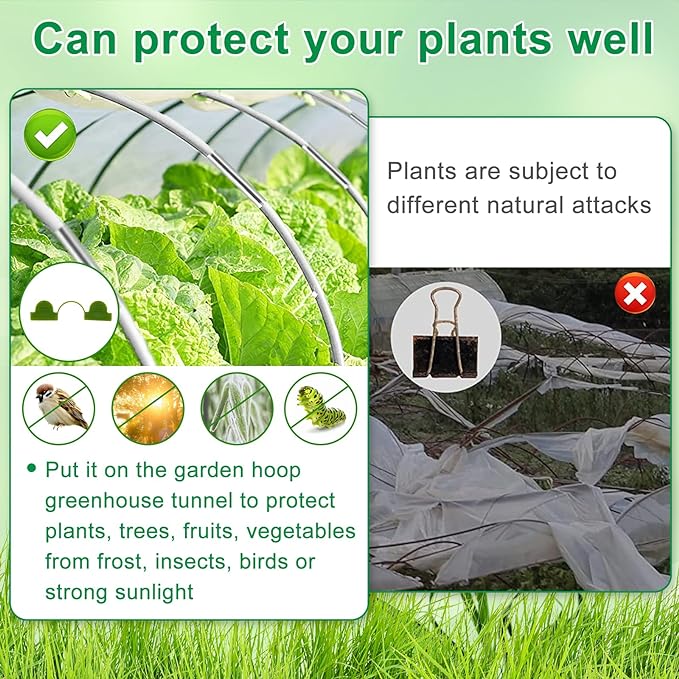 2 x 6m Garden Mesh Netting Kit