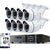 2MP 8 Channel 1080P DVR Security Camera System with 1TB Hard Drive