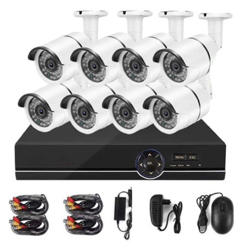 1MP 8 Channel DVR Security Camera System