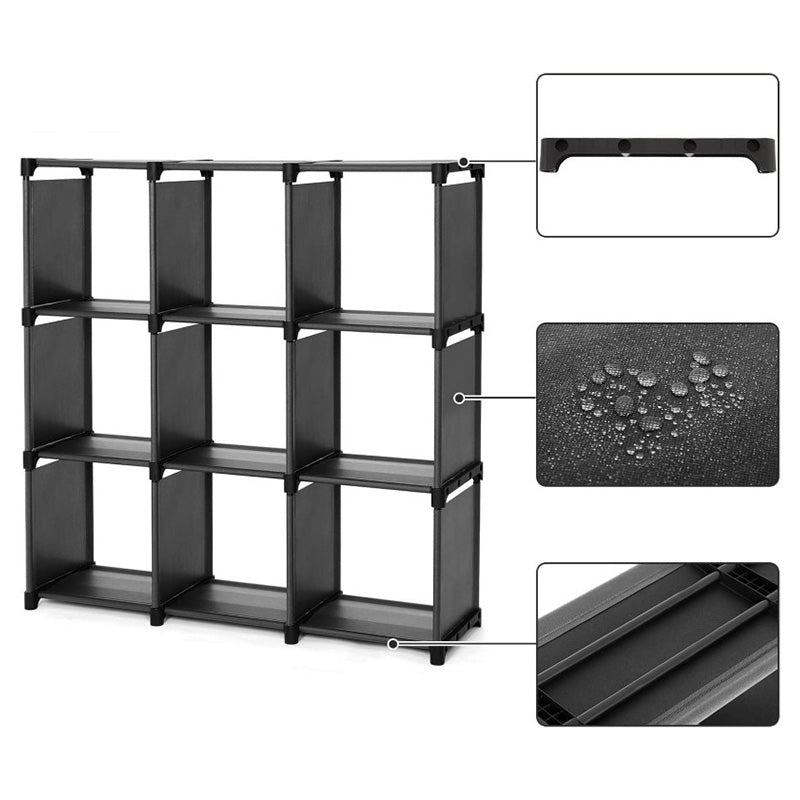 9 Cube Modular Storage Shelves Bookshelf