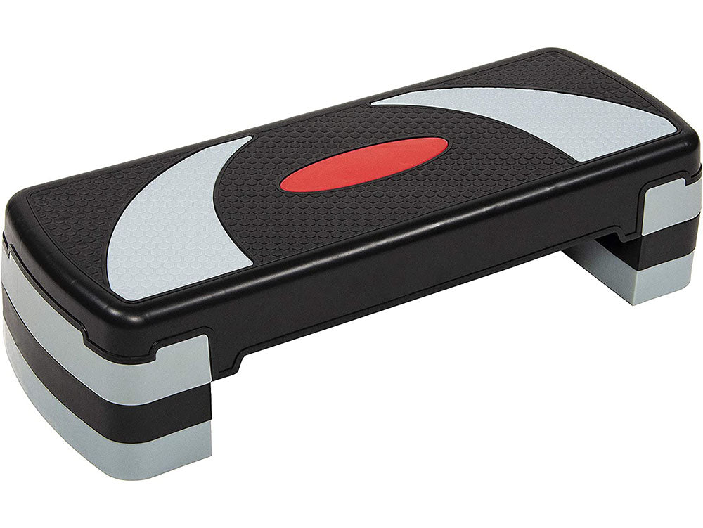 Adjustable Workout Aerobic Stepper Step Platform Trainer - Fitness Exercise Aerobic Step Bench