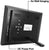 Digital Calendar Alarm Day Clock - 8” Screen Display, AM/PM, 5 Alarms, for Extra Impaired Vision People, The Aged Seniors, The Dementia, Wall Mounted, Black