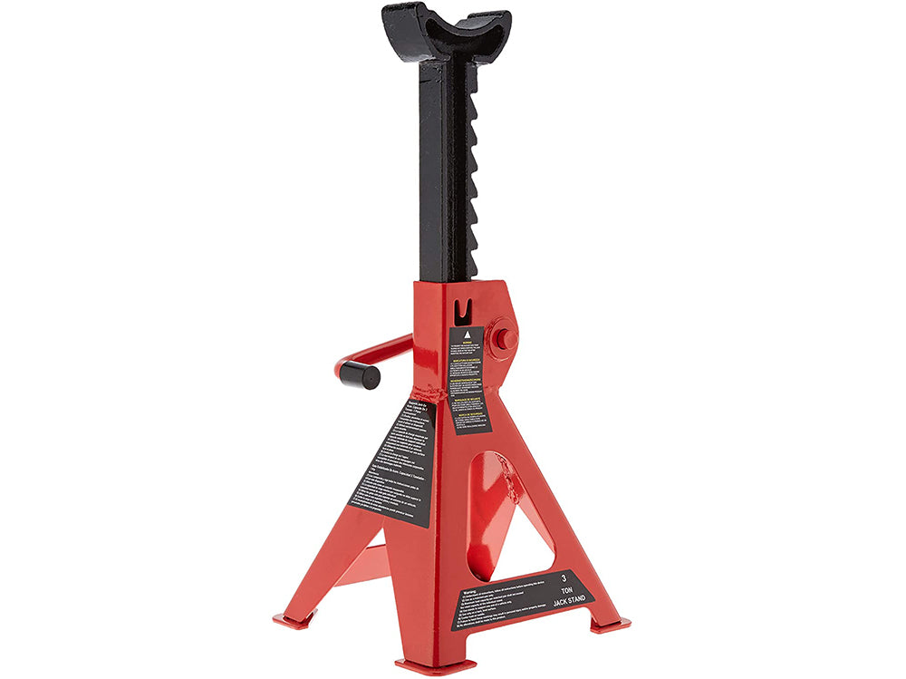 Steel Jack Auto Stands, 3 Ton Capacity, 1 Pair