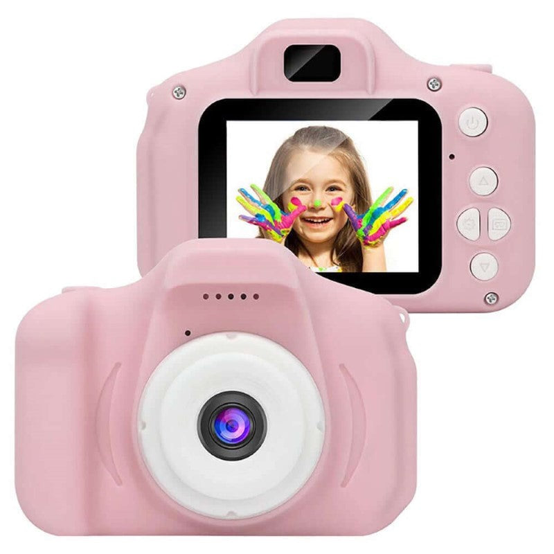 Kids Camera for Girls – Pink Selfie Camera with 8X Zoom and 18MP Photo Resolution | Best Gift for Ages 3-8