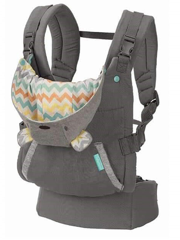 Baby Carrier with Bear Hood – Ergonomic Baby Carrier for Front & Back Carry