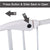 Baby Safety Gate Wide Baby Gate with Cat Door