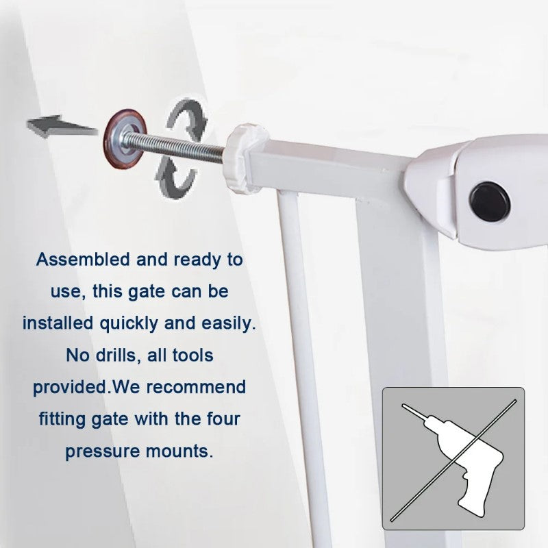 Baby Safety Gate Wide Baby Gate with Cat Door