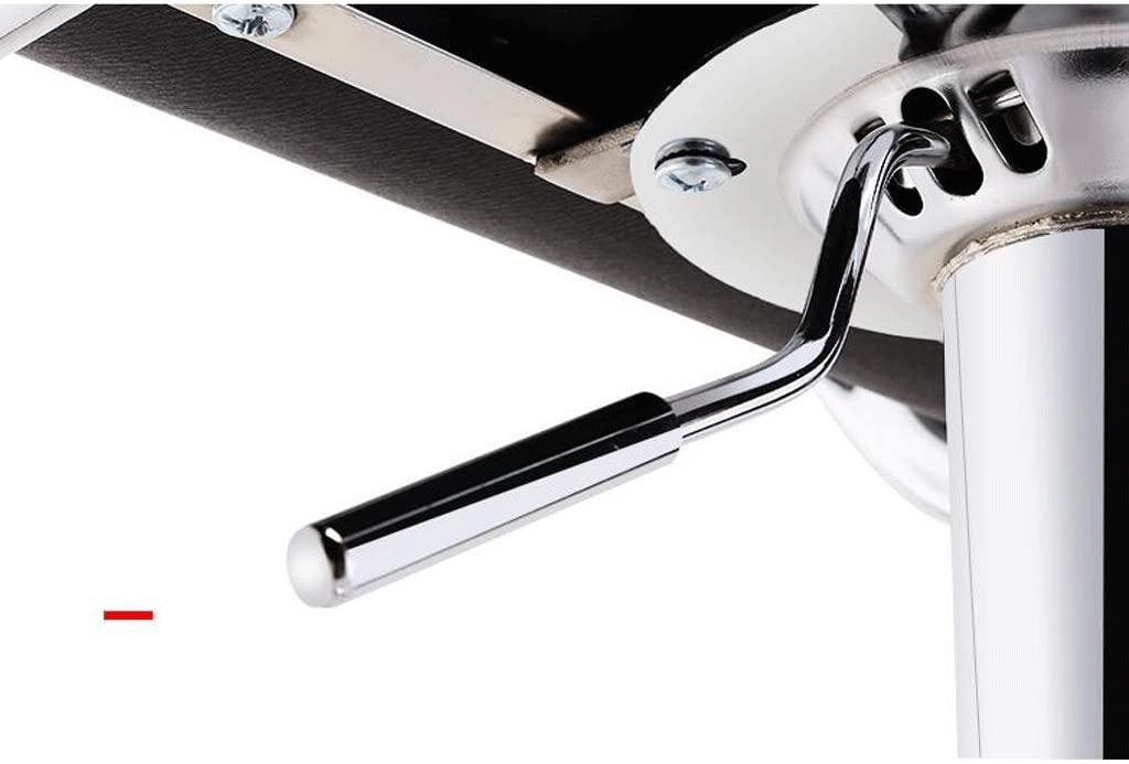 Bar Stool Breakfast Kitchen Stools: Faux Leather Adjustable Swivel Chairs