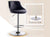Bar Stool Breakfast Kitchen Stools: Faux Leather Adjustable Swivel Chairs