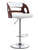 Adjustable Retro Barstool with PU Seat and Wood Backrest