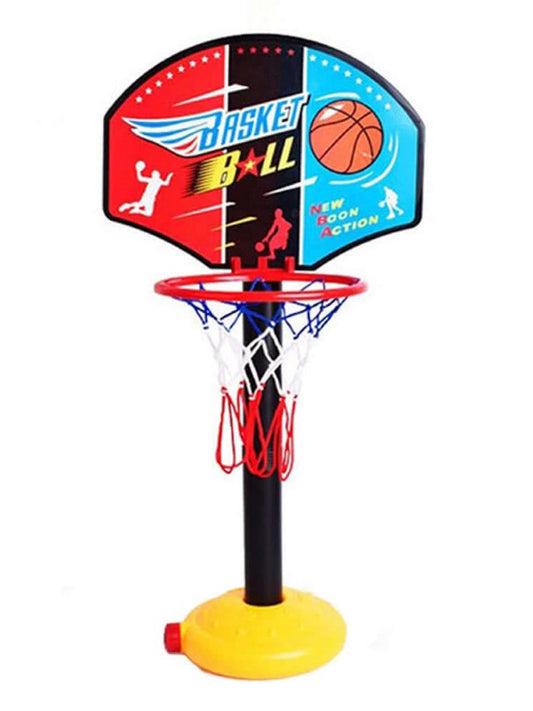 Basketball Hoop Adjustable Stand With Ball