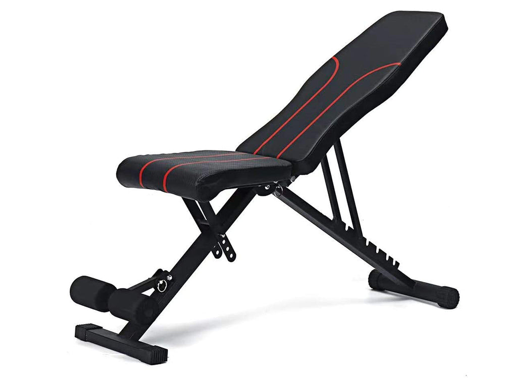 Foldable Adjustable Sit-Up Weight Bench – Compact Home Gym