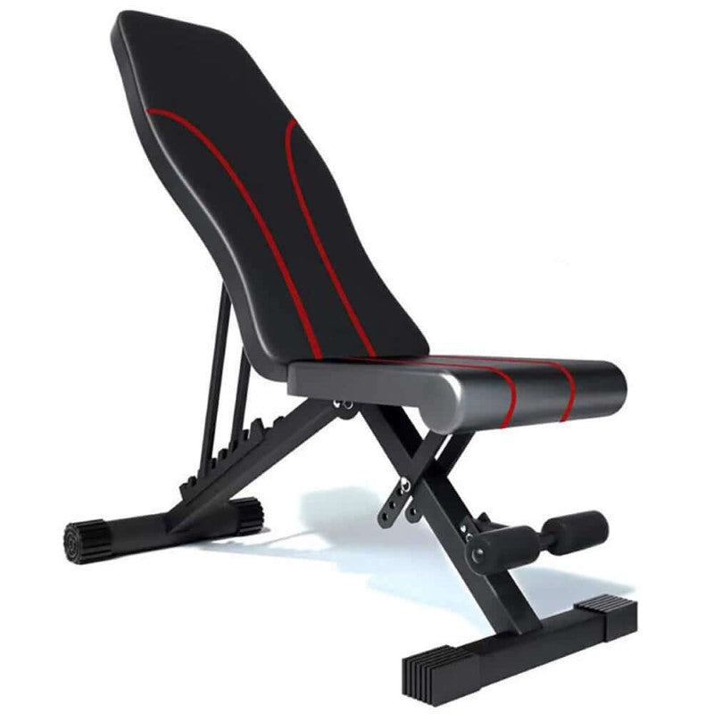 Foldable Adjustable Sit-Up Weight Bench – Compact Home Gym