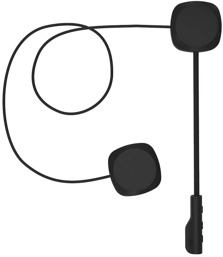 Motorcycle Bluetooth 5.0 Helmet Headset - Wireless Hands-Free Intercom, Phone Connection Auto Answer, and Music Player