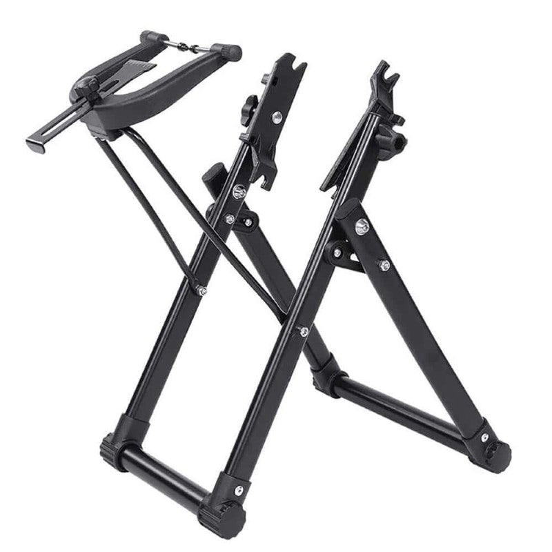 Bike Wheel Truing Stand, Foldable Bicycle Wheel Truing Repair Stand