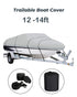 12-14ft Boat Cover Heavy Duty Trailerable Cover