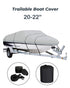 20-22ft Boat Cover Heavy Duty Trailerable Cover