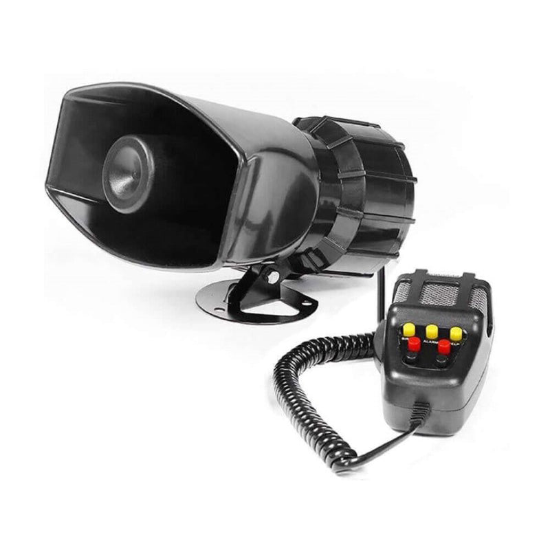 12V 60W Car Siren Ambulance Warning Alarm Handle type Loudspeaker W/MIC Sound