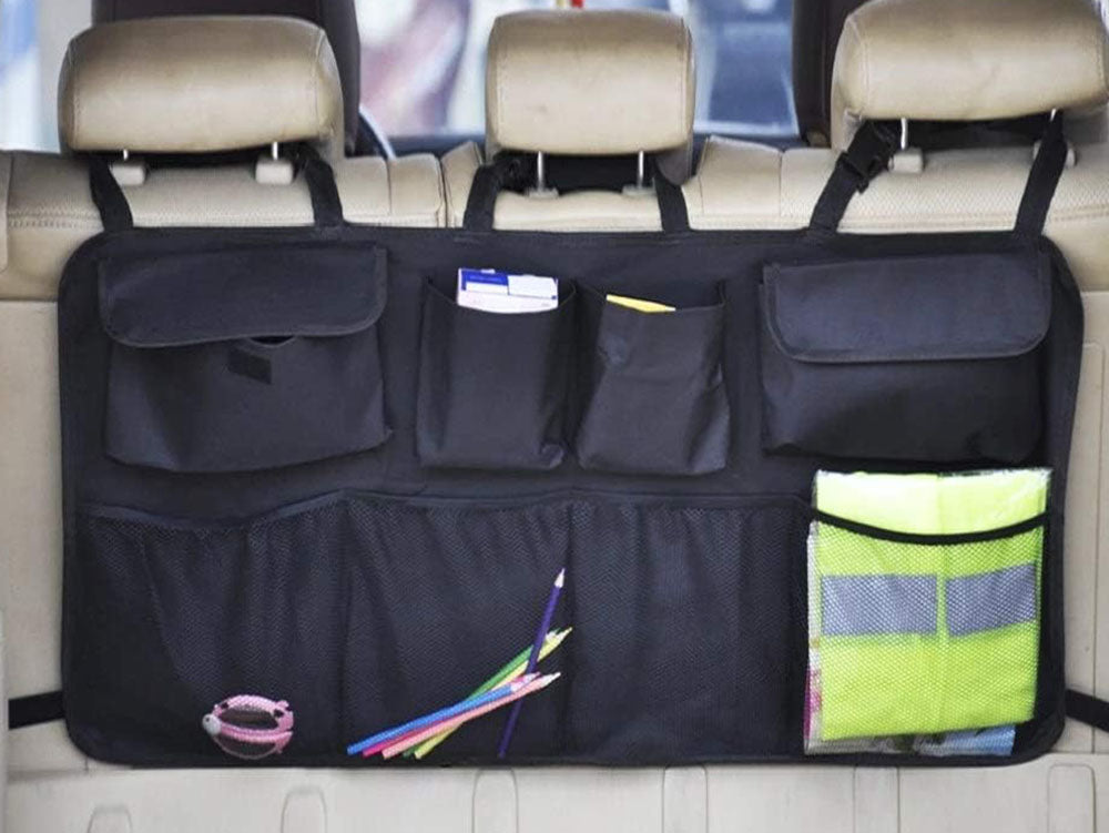 Car Rear Seat Back Storage Bag Multi Use Car Trunk