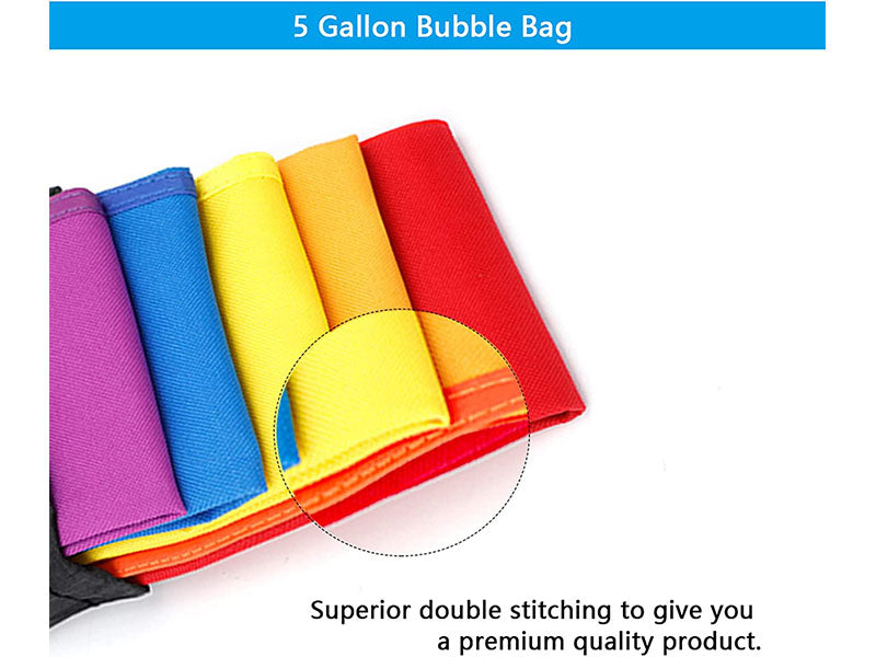 5pcs 5 Gallon Filter Bubble Bag
