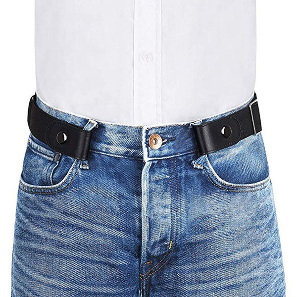 Buckle free Elastic Belt For Jean Pants Slim Stretch Invisible Belt
