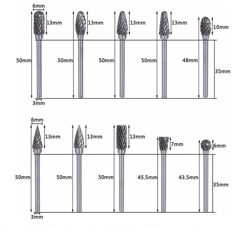 20pcs HSS Router Carbide Engraving Bits and Dremel Router Bits Set