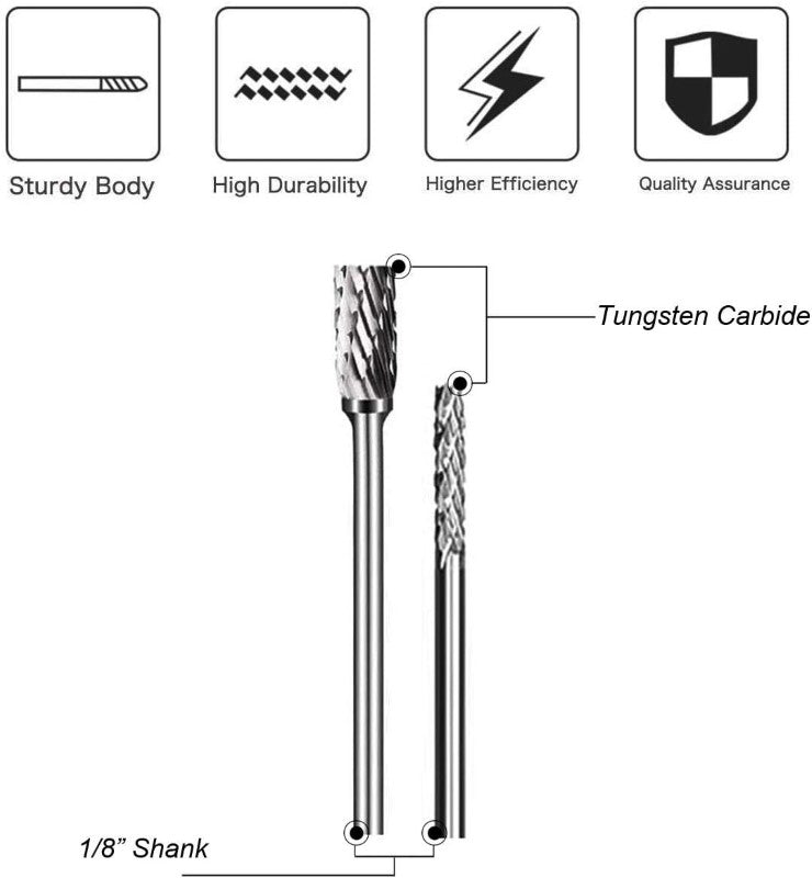 20pcs HSS Router Carbide Engraving Bits and Dremel Router Bits Set