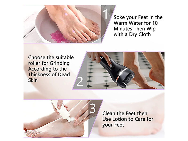 Electric Foot File Pedicure Set
