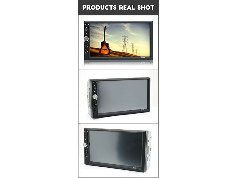 7" Double DIN Touch Bluetooth Car Stereo