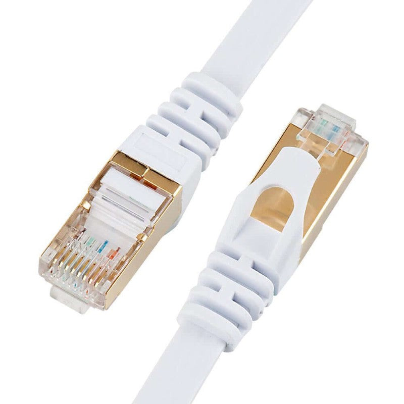 CAT7 Ethernet Cable - High-Speed LAN Cord | 20m, White