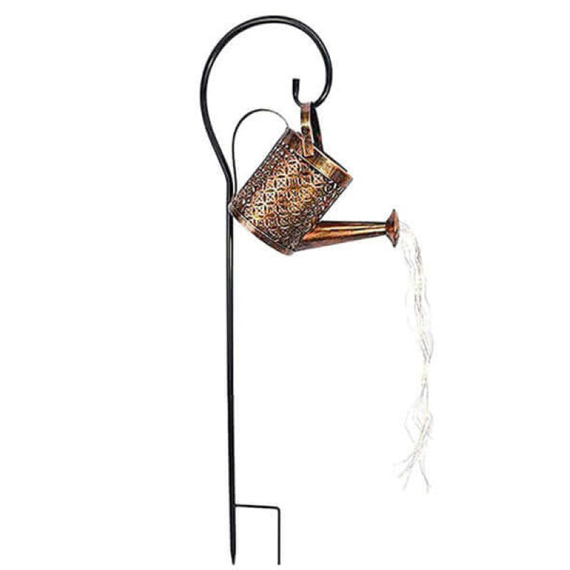 Solar Lights watering can Kettle Art Light