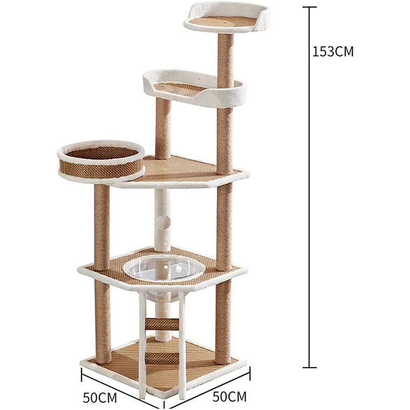 Cat Tree House Cat Scratching Posts Cat Tree Climbing Frame