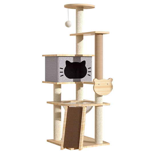 Cat Tree House 165cm Cat Tree House Condo Tower Scratching Post