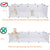 Small Pet Playpen, Plastic Hamster Yard Fence Cage Portable Metal Enclosure for Bunny, Ferret, Guinea Pig, Hamster, Puppy, Small Animal, Indoor DIY Transparent 12 Panels