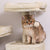 Cat Tree House Multi-Level Cat Tree House with Hammock & Condos