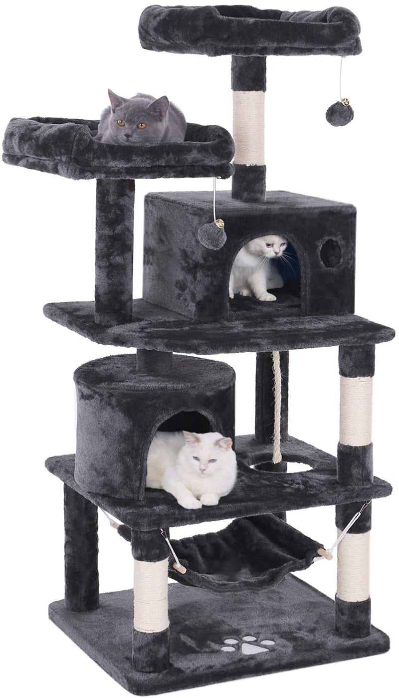 Cat Tree – Multi-Level Cat Tree Kitten Condo with Hammock