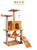 Cat Tree With Scratching Posts Perches, Basket Lounger And Ladder