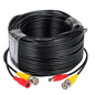 20M RCA Cable - Audio Video Power AV Black Cable for CCTV
