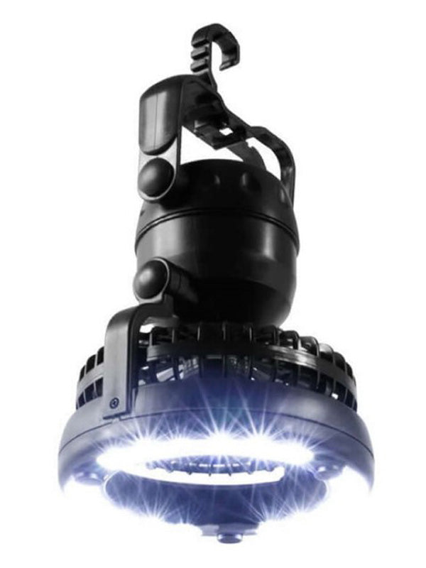 2 In 1 Camping Tent Lamp Lantern with Ceiling Fan