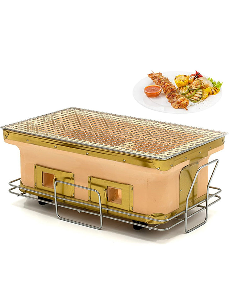 Charcoal Table Grill Japanese Hibachi Ceramic BBQ Cooker Stove