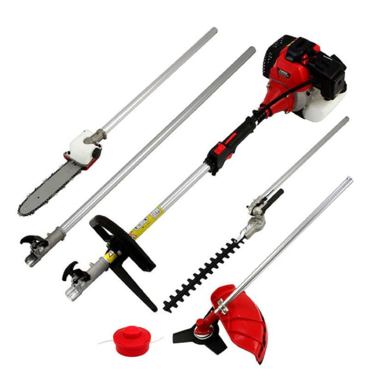 High-Powered 62CC Brush Weed Cutter Saw Hedge Trimmer 4 in 1