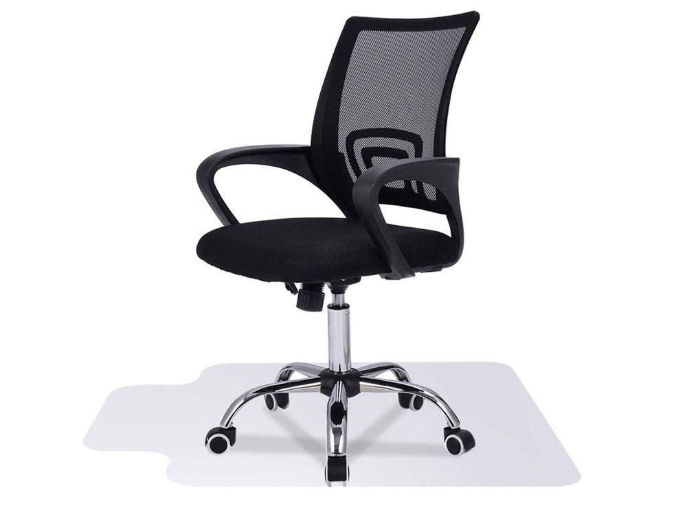 Transparent PVC Carpet Chair Mat - Heavy Duty Floor Protector for Home Office