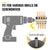 Chicken Plucker Drill Attachment - 24 Fingers Stainless Steel Feather Plucker for Efficient De-feathering
