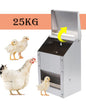 Chicken Feeder 50lbs Galvanized Chicken Feeder Rodent-Proof Design