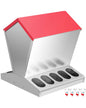Chicken Feeder Galvanized Chicken Feeder 25lbs with Water Fountains