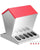 Chicken Feeder Galvanized Chicken Feeder 25lbs with Water Fountains