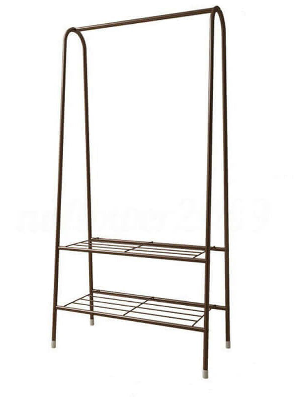 Garment Rack Clothes Hanger Clothing Rack Rail Shelf Corner Rack Shoes Organizer