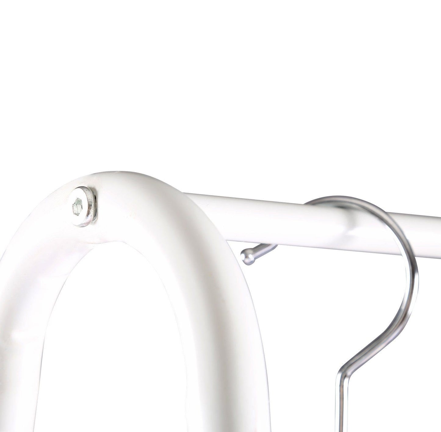 Multifunctional Garment Rack Clothes Hanger with Shelves – Coat, Shoe, and Clothing Organizer – Freestanding Portable Rack for Bedroom and Living Room