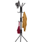 Free-Standing Coat Rack Metal Stand – 12-Hook Organizer for Jackets, Handbags, Hats, and More | Hall Tree Entry-Way Furniture for Home or Office
